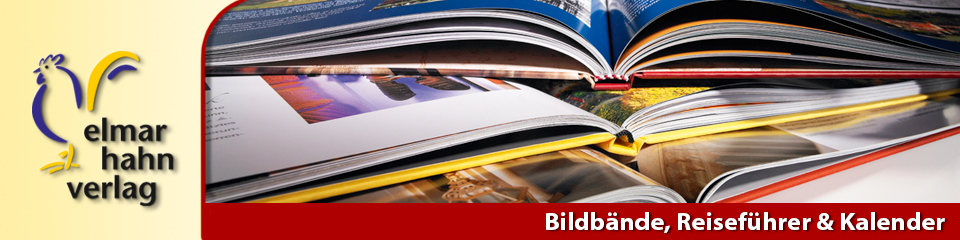 Bildbände, Reiseführer und Kalender