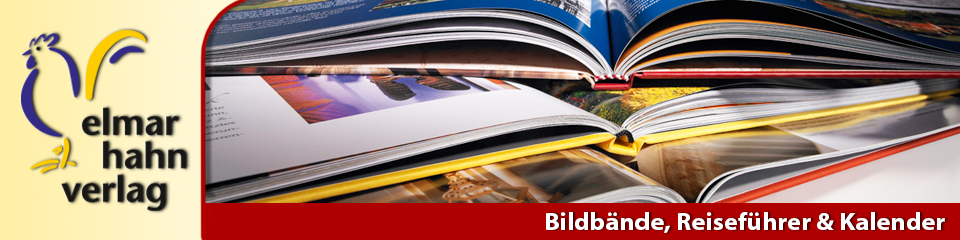 Bildbände, Reiseführer und Kalender