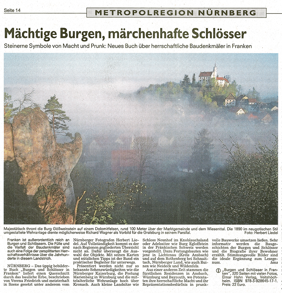Burgen und Schlösser in Franken