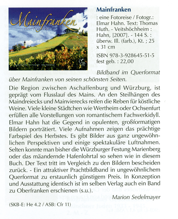 Mainfranken eine Fotoreise